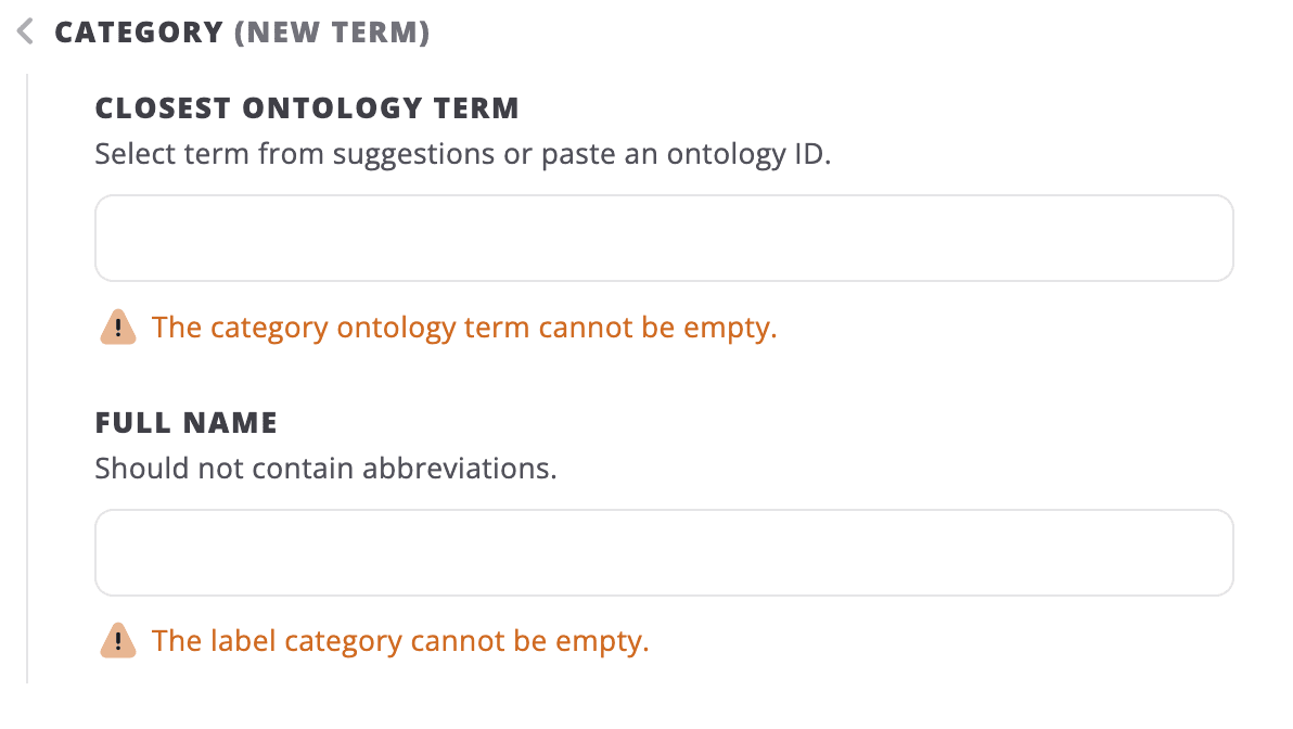 Example of Category (new ontology term)